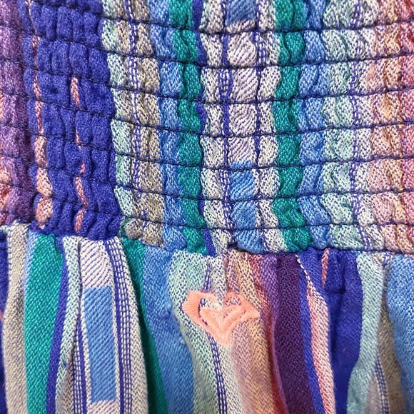 ROXY Striped strapless mini dress - Picture 14 of 15